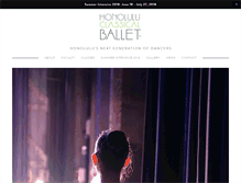 Tablet Screenshot of hcballet.com